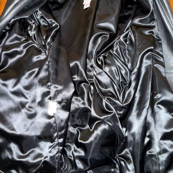 Vintage Mid Western Sport Togs Deerskin Leather Jacket Women’s XL / Men’s L Blac - Picture 11 of 16